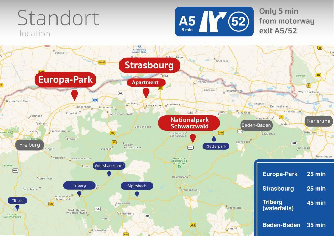 Flat Strasbourg - Europapark / Wallaston Offenburg Eksteriør bilde